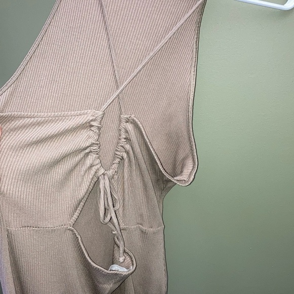 H&M Tan Halter Sheath Dress for Cocktail - Picture 6 of 11